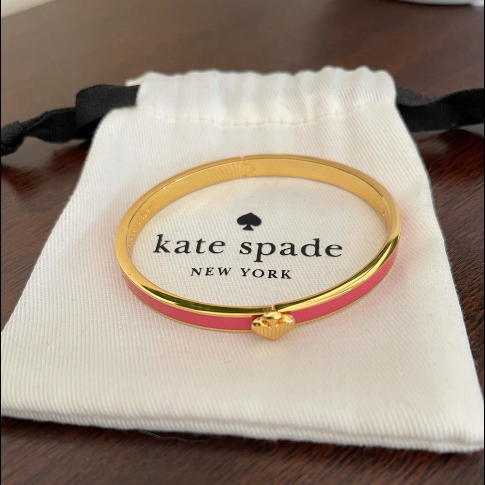 Kate Spade Enamel Bangle (pink)